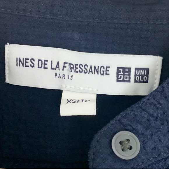 Uniqlo x Ines de la Fressange Paris Navy Tunic Top - Picture 5 of 11